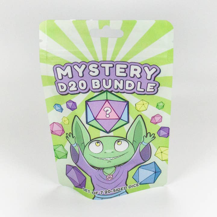 Geheimnis D20 Bündeltasche für den Großhandel von Mystery Dice Goblin