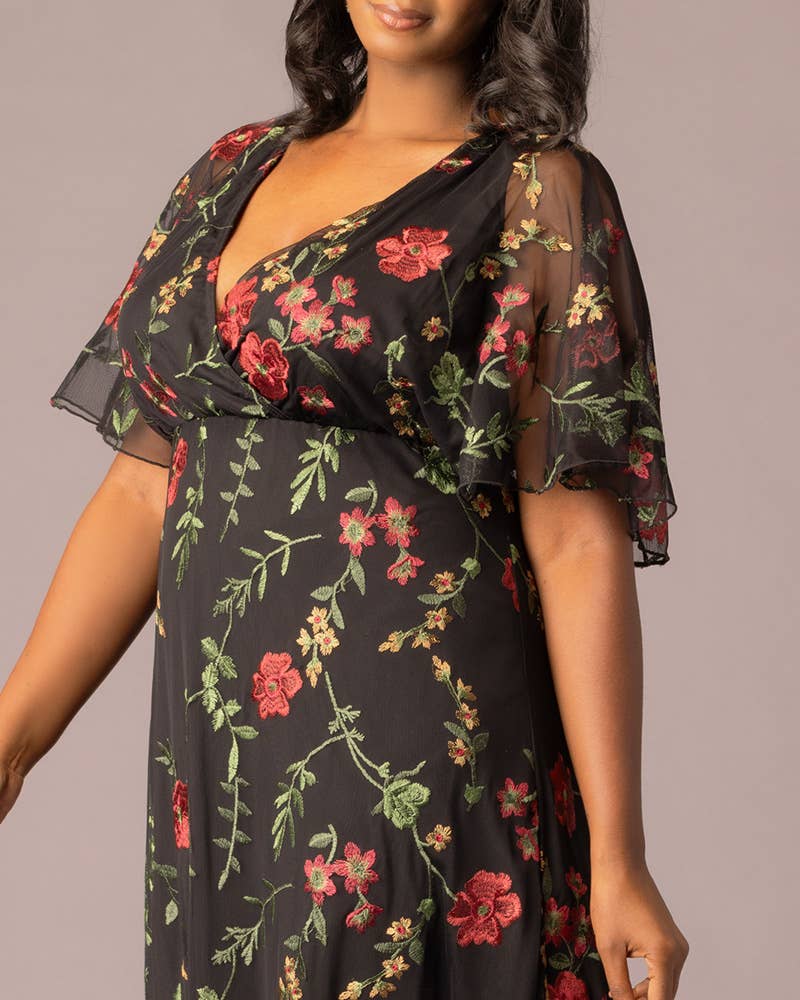 Kiyonna – wholesale Gown – Women's – Embroidered Elegance Evening Gown - Plus Size6