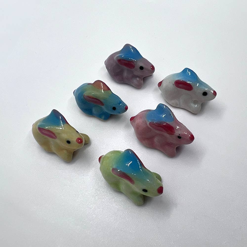 VIE - Wholesale Decorative Figurine - Mini Ceramic Figurine, Assorted Colour, Approx. 2cm105