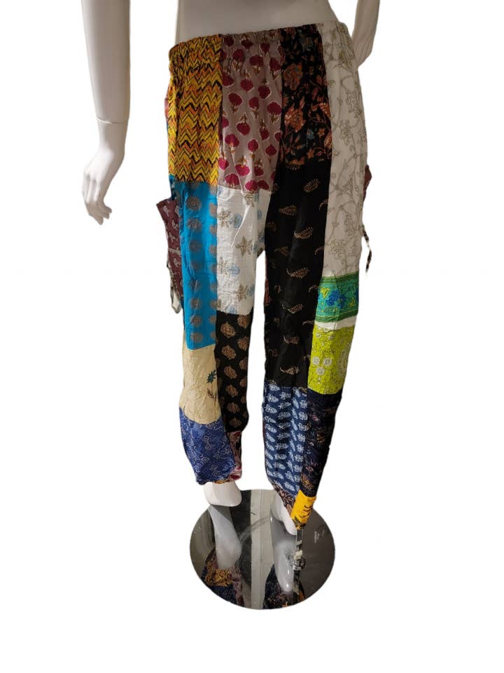 Evergreen Guardian Imports - Wholesale Pants - Women's - TT230 Patchwork Trousers