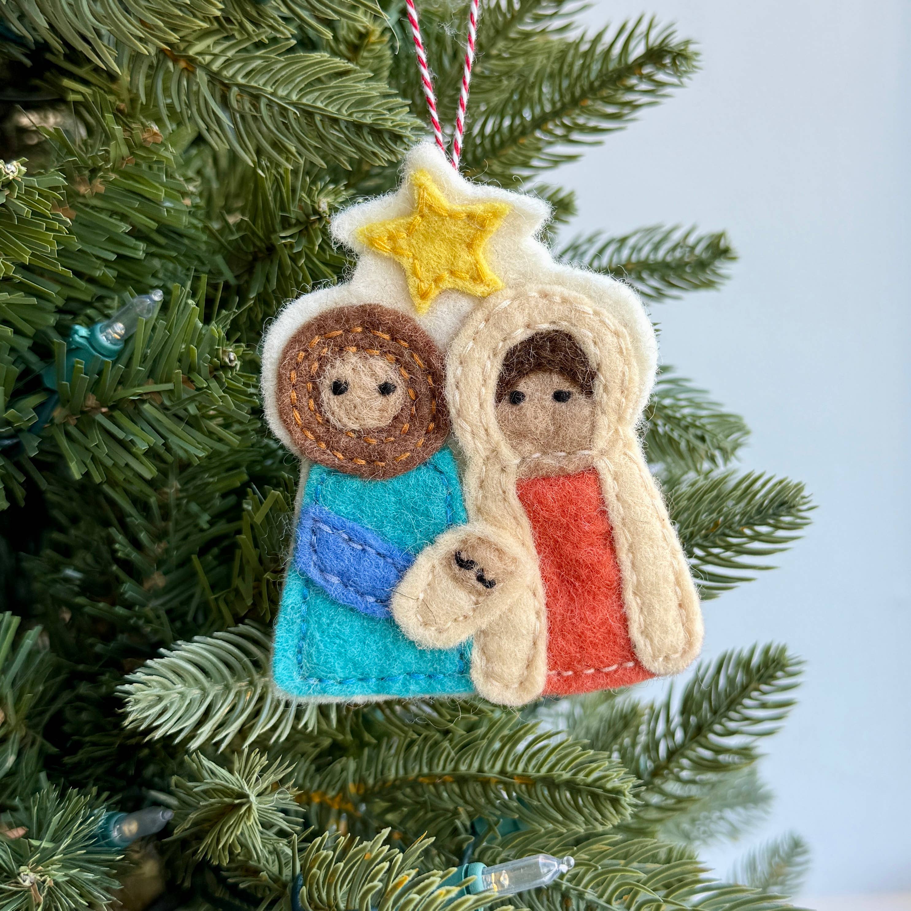 Ornaments 4 Orphans – wholesale Ornament – Nativity Felt Wool Christmas Ornament4