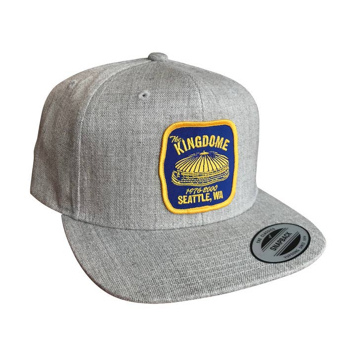 Seattle Kingdome Adult Wool Snapback Hat for wholesale by Sweetpea and Boy