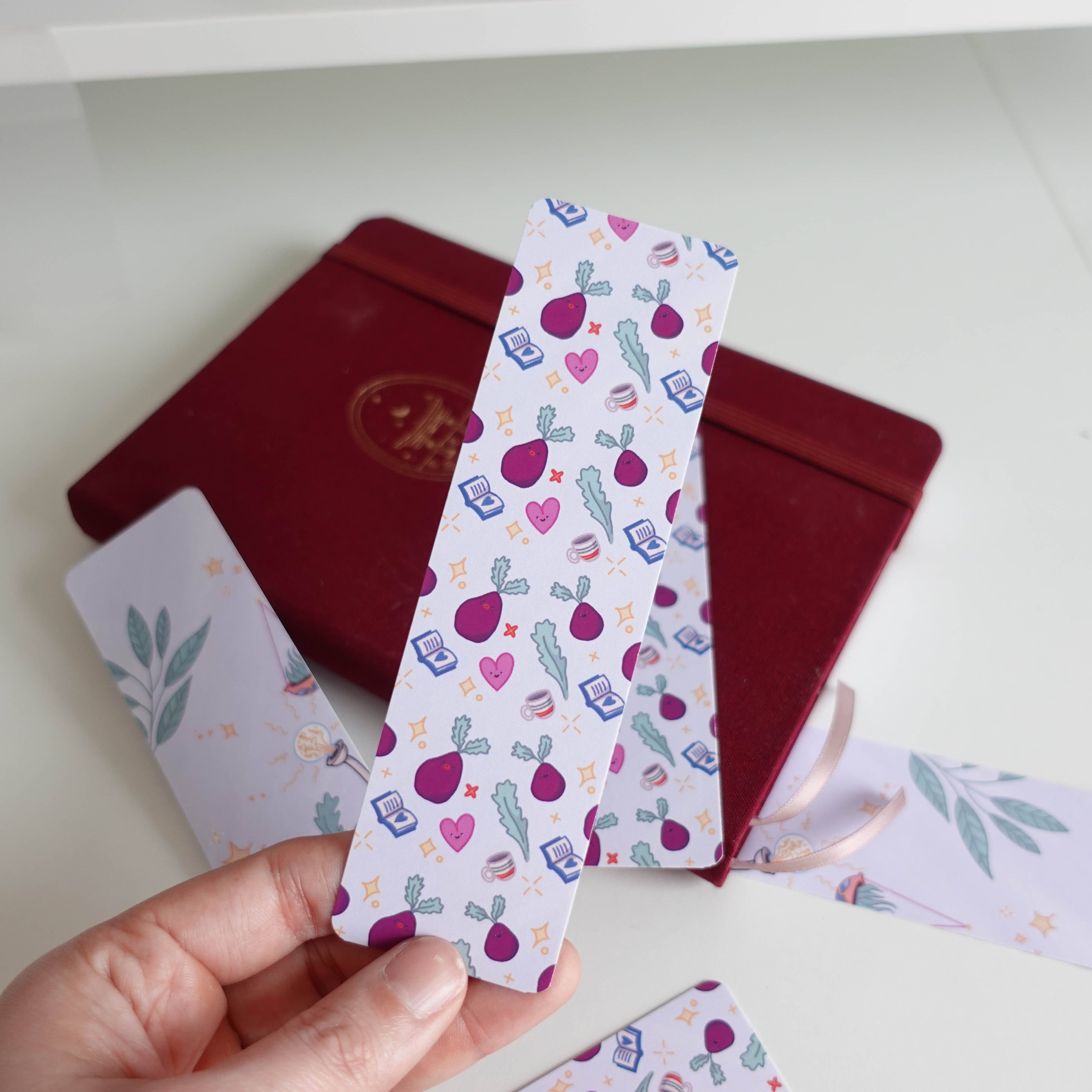 uncomfy cherry - Wholesale Bookmark - Beetroot Bookmark2
