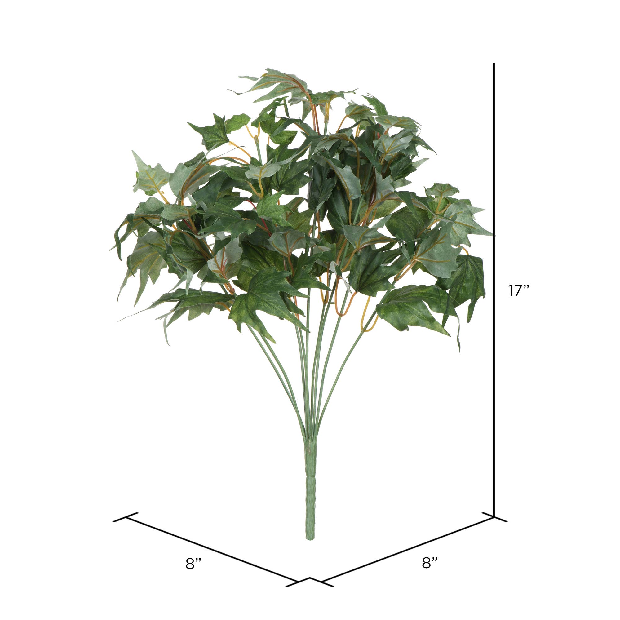 Vickerman 17" Artificial Green Star Ivy Bush. for wholesale on Faire2