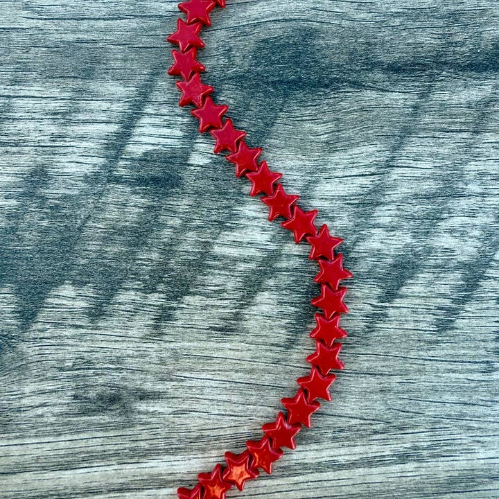 Red Stars Trucker Hat Chain for wholesale by The Onion Patch