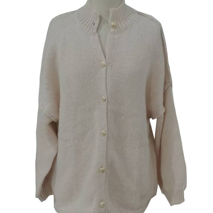 Rosa Clothing - Wholesale Cardigan - Women's - Chunky Casual Vintage Bat-Sleeve Sweater Cardigan7