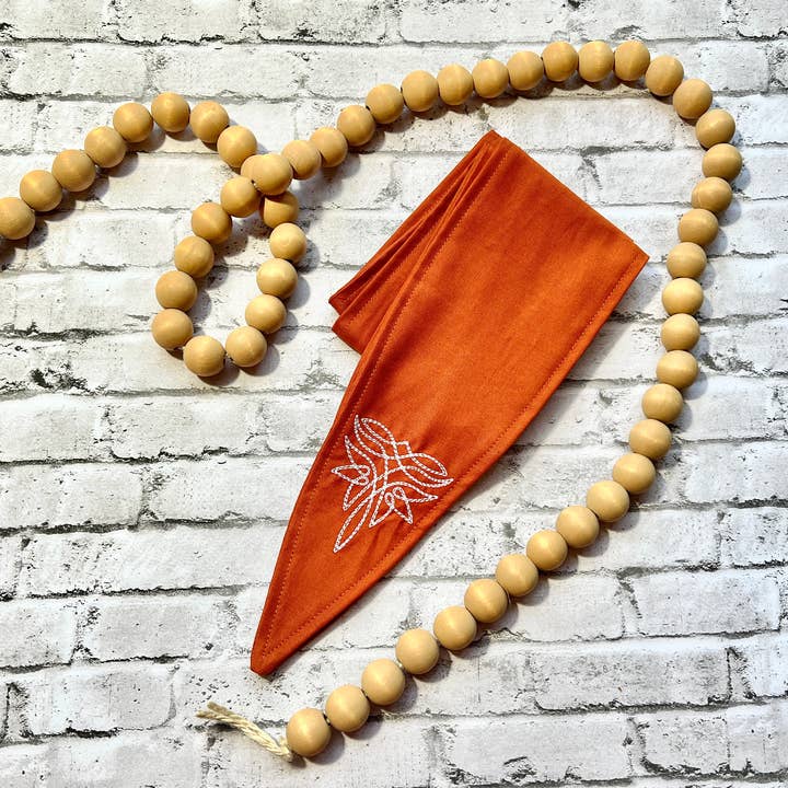 The Funky Soul - Wholesale Scarf - Women's - Western Boot Stitch Embroidered Ascot Scarf, Gifts9