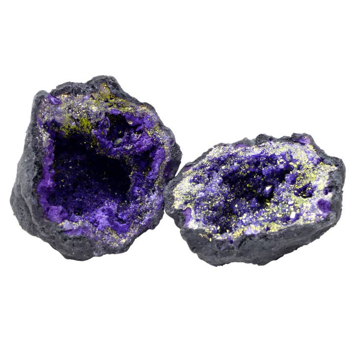 Benjamin International - Wholesale Spiritual Stone/Crystal - Dyed Purple Crystal Geode