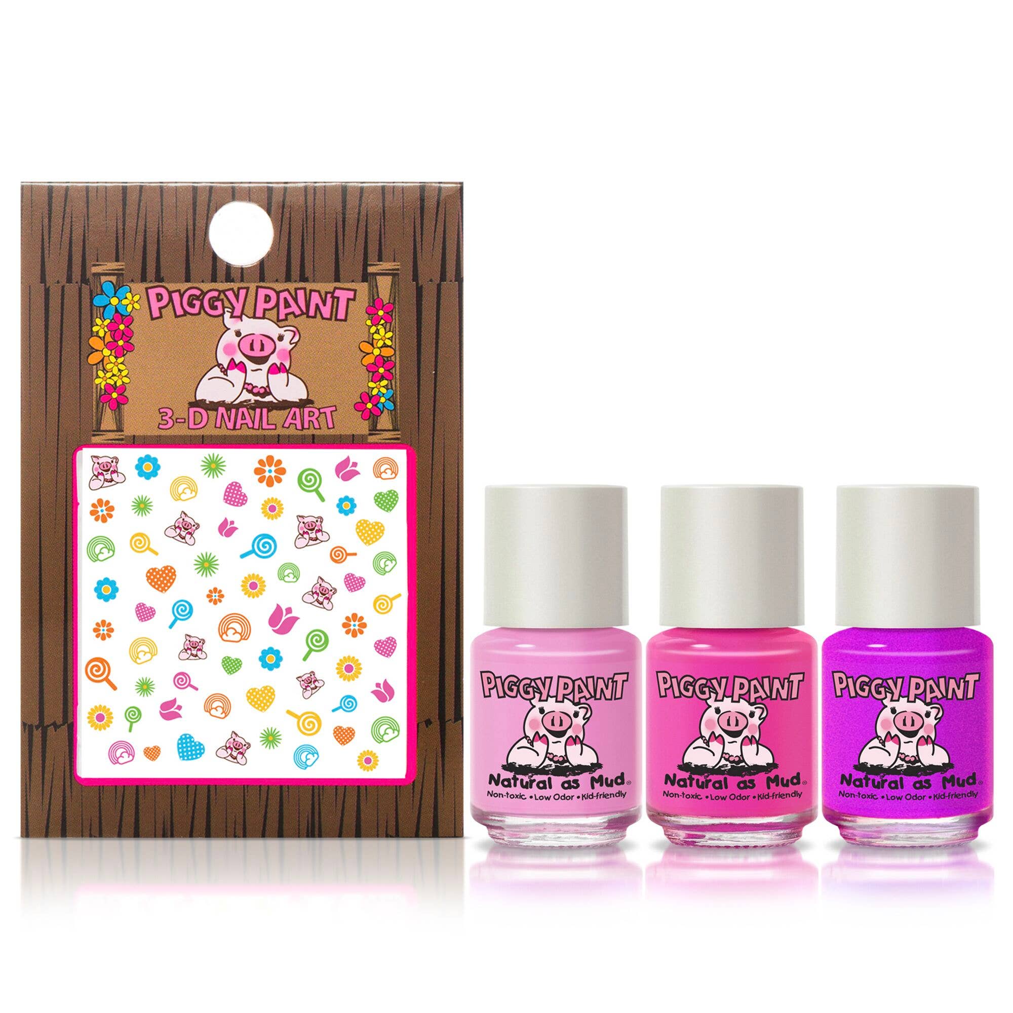 Piggy Paint - Wholesale Nail Polish - Kids - Rainbow Party Polish Set Non-Toxic Kids Nail Polish1