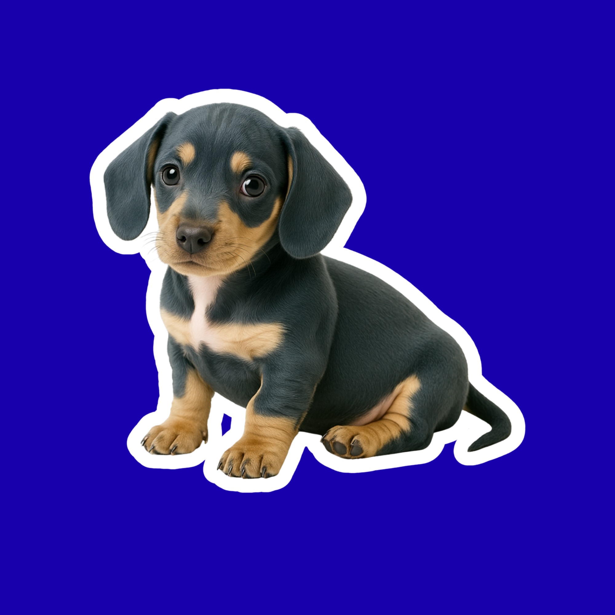 Designs by Mysh - Vente Autocollant - Autocollant Chien Teckel | Autocollant Vinyle Découpé Chien Saucisse Mignon | Autocollant Imperméable pour Ordinateur Portable, Bouteille d'Eau, Journal – Variations de Couleurs Multiples6