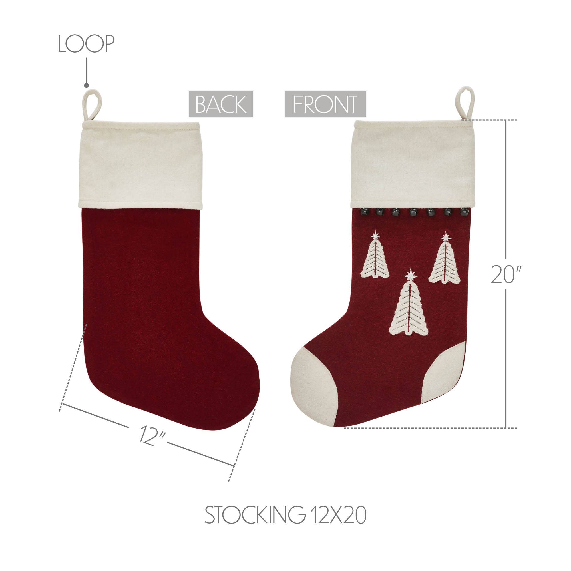 VHC Brands - Wholesale Holiday Stocking - Star of Wonder Stocking 12x203