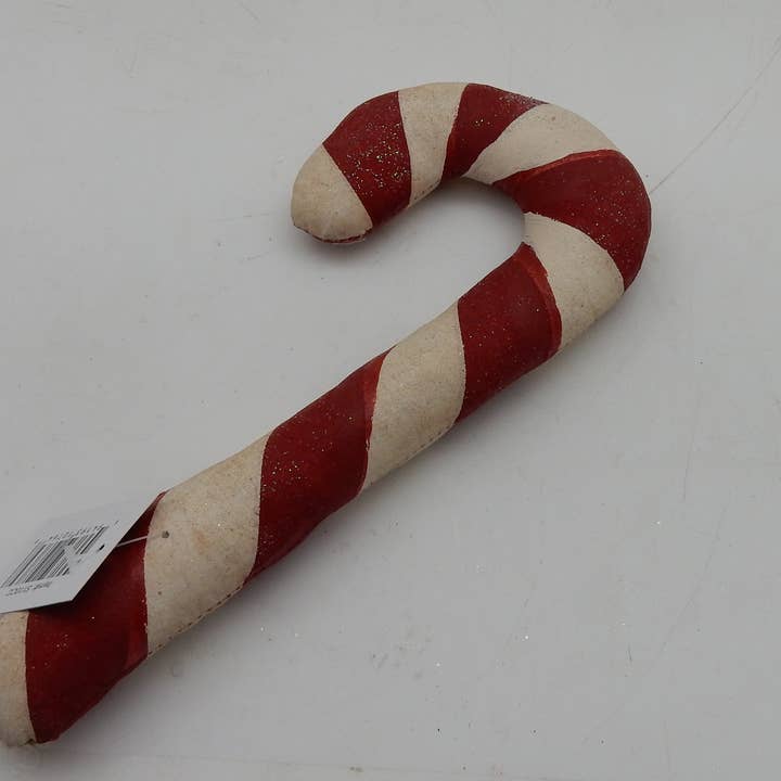 Green Pastures Wholesale - Wholesale Ornament - Christmas Fabric Ornaments - Fabric Candy Canes1