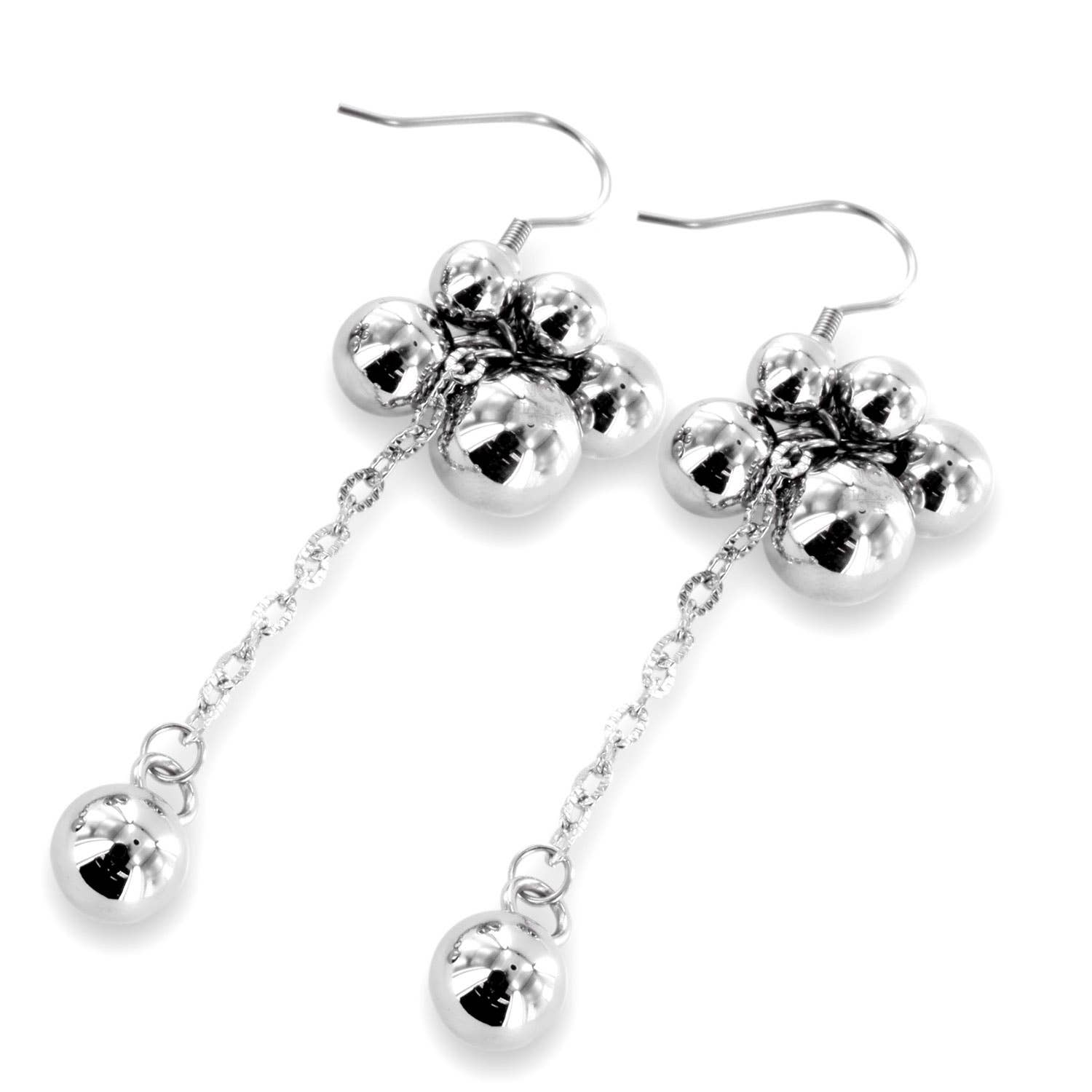 West Coast Jewelry - Wholesale Dangle Earrings - Polished Bauble Hanging Earrings1