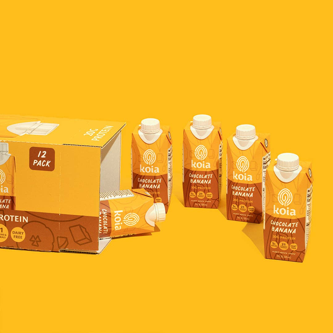 Koia - Wholesale Protein/Superfood Powder - Chocolate Banana Nutrition Shake - 12pk Shelf Stable4