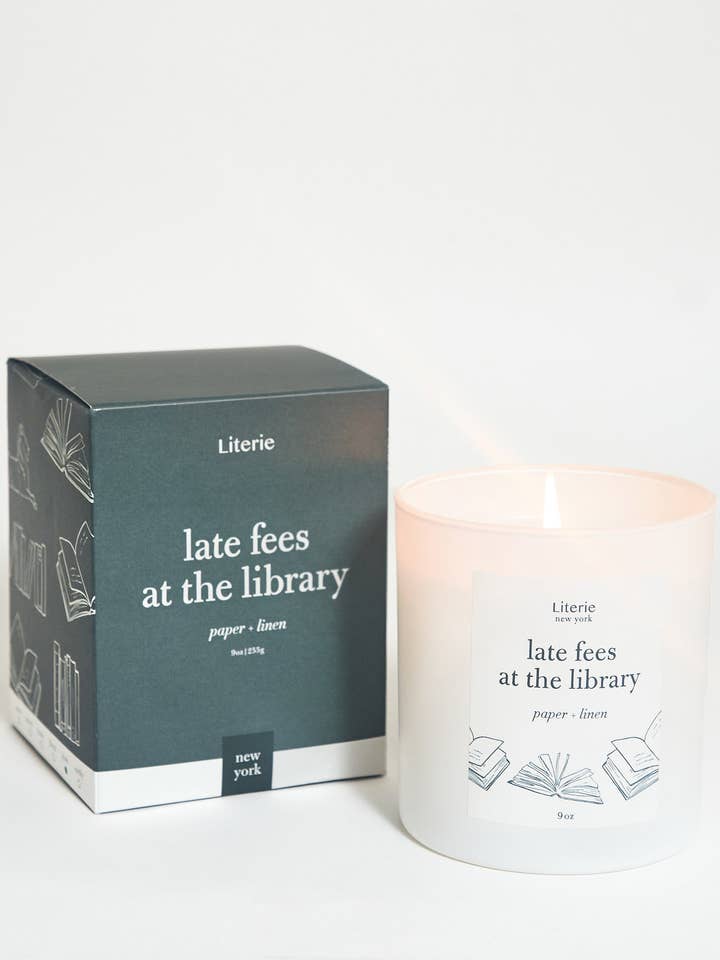 Frais de retard à la bibliothèque pour la vente par Literie