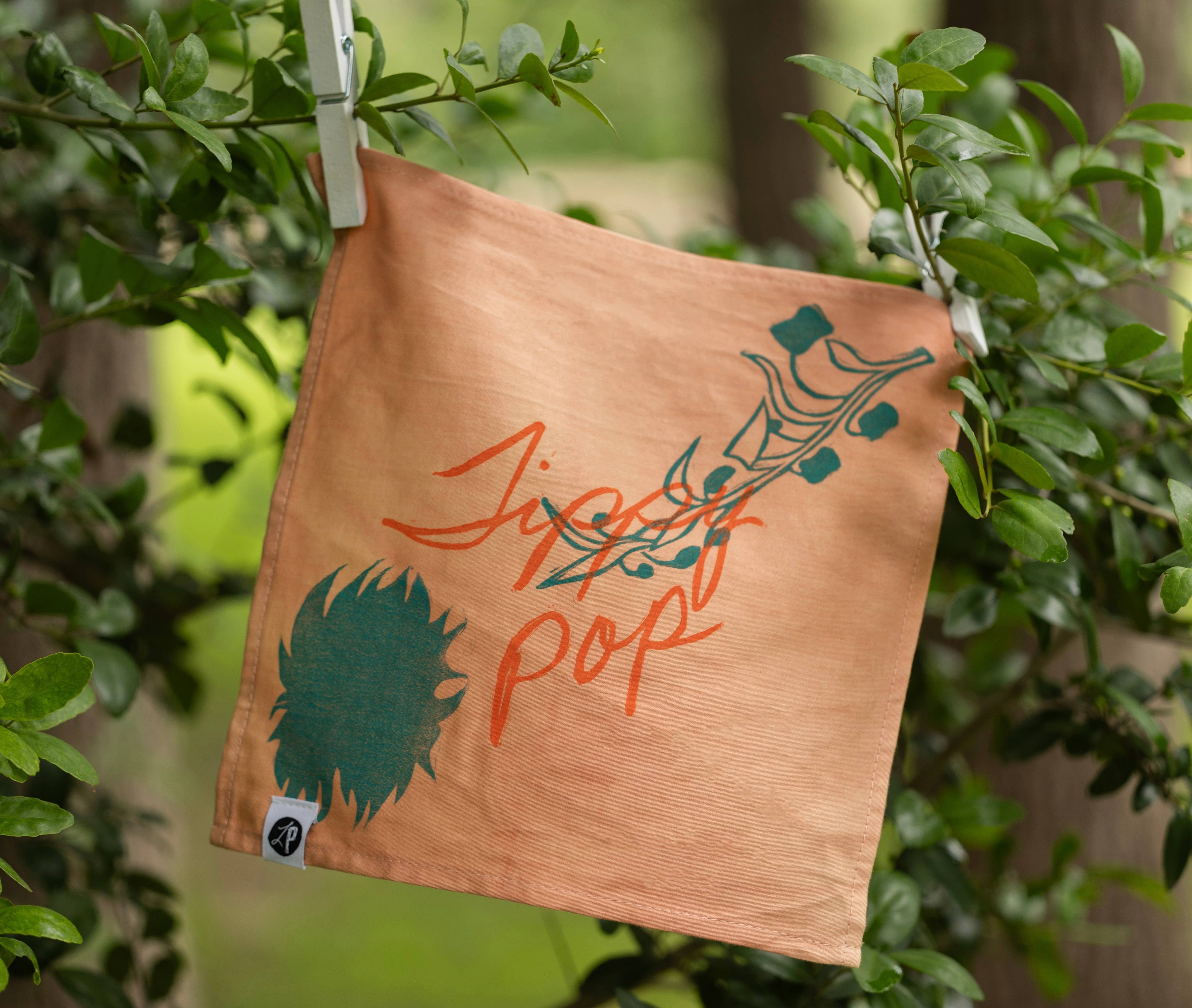 Letterpress PLAY - Vente Mouchoir en tissu – unisexe - Mouchoir en coton biologique3