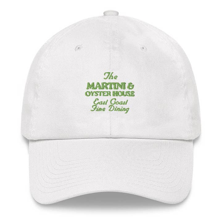 'Martini & Oyster House' Dad Hat for wholesale by Kirty Studio