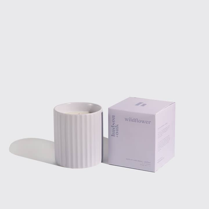 Vela de flores silvestres para venta al por mayor de Hudson and Oak