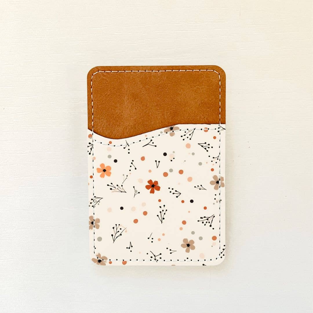 Olivia + Rose - Wholesale Card Holder - Women's - Neutral Florals Leather Card Holder (10 Options)4