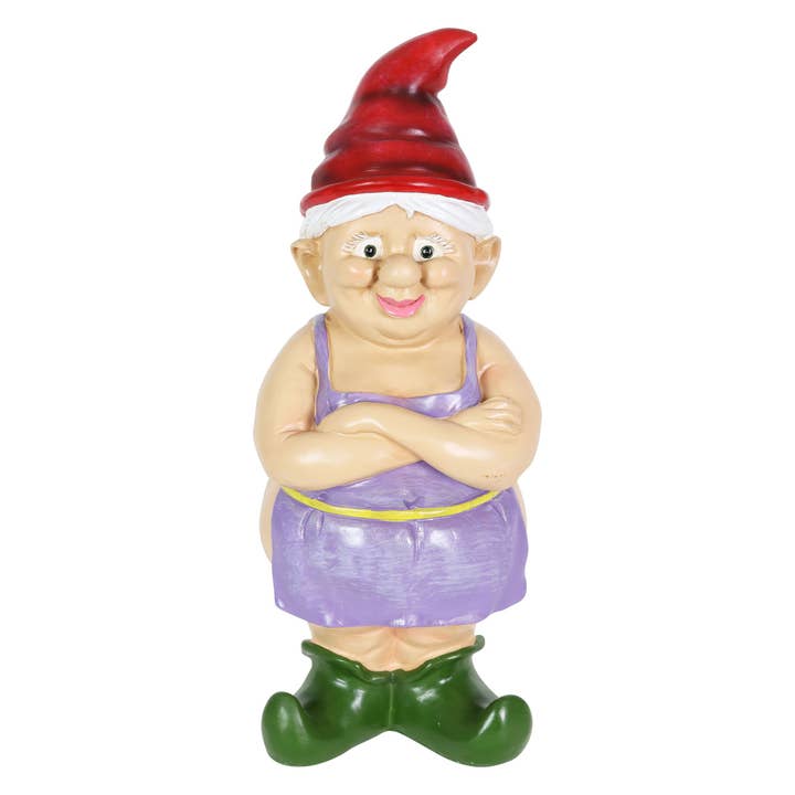 Exhart - Vente Nains de jardin - Statue de gnome nu Betty fesses5
