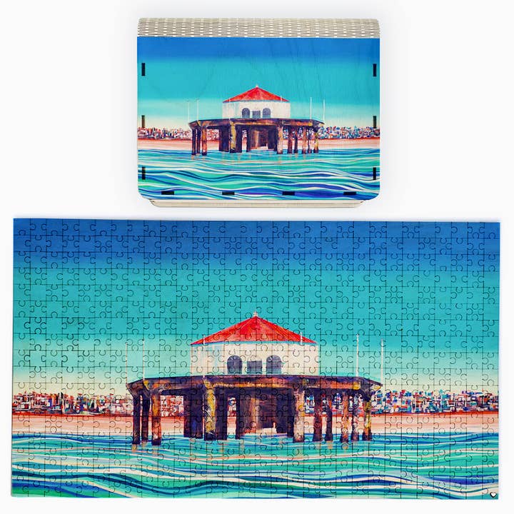 Surfer's Eye 500-Teile-Puzzle für den Großhandel von Simply Grateful