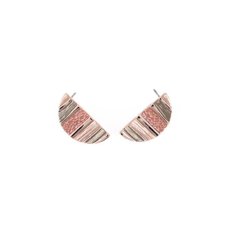 KLK - Wholesale Stud/Post Earrings - Multi band earrings0