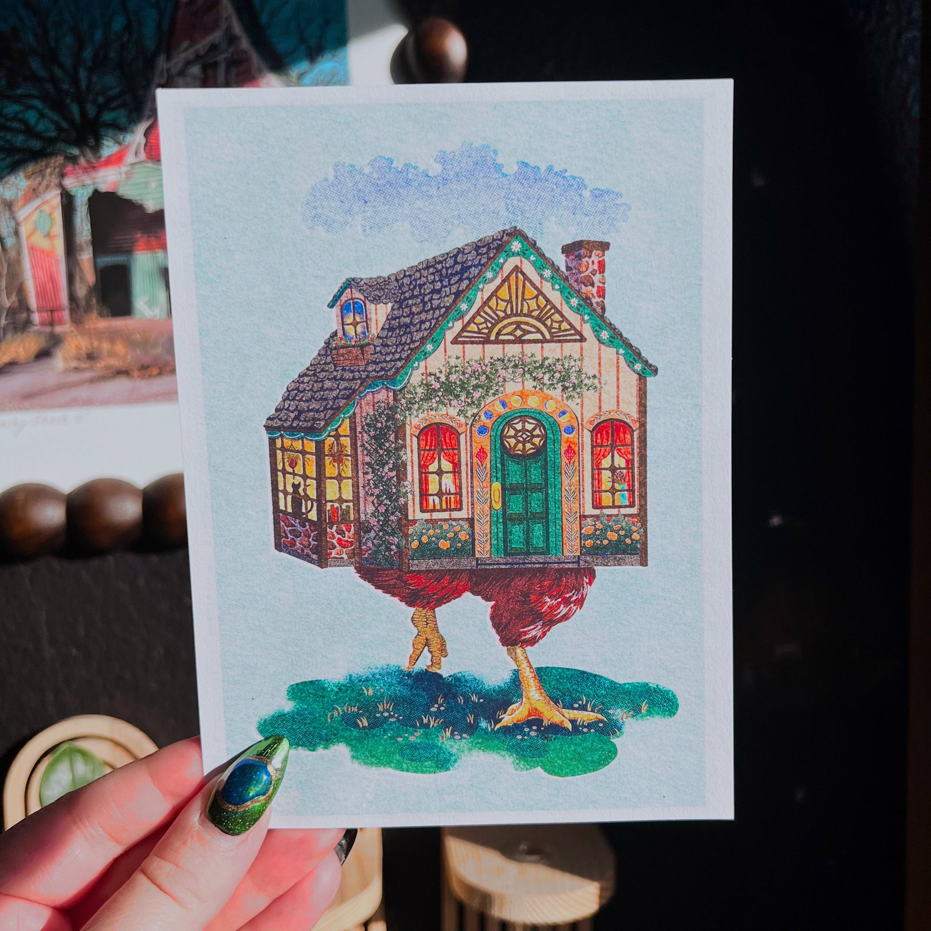 Chaos Magic Studio - Vente Affiche d'art - Hygge Yaga - Impression artistique, plusieurs tailles disponibles0