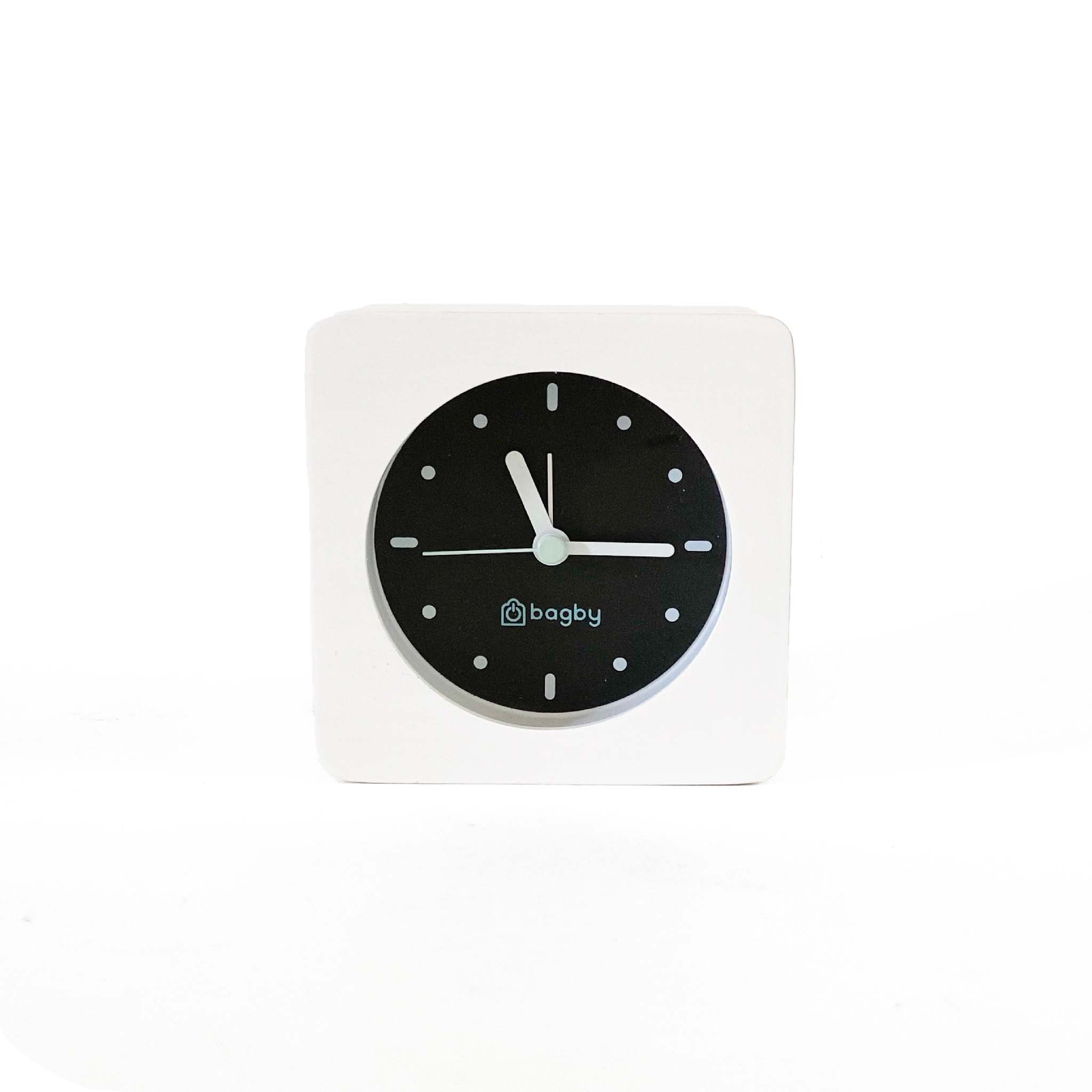 Bagby - Wholesale Alarm Clock - Bagby Minimalist Silent Alarm Clock - White