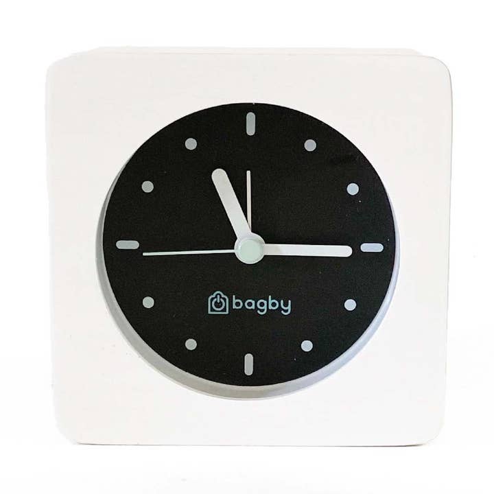 Bagby - Wholesale Alarm Clock - Bagby Minimalist Silent Alarm Clock - White
