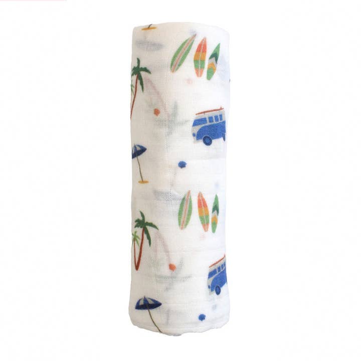 Surfboard Swaddle for wholesale by bamboo little