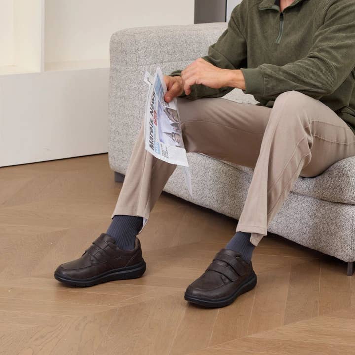 FitVille - Wholesale Lifestyle trainers – Men′s - FitVille Men's EasyTop Deluxe Dress Shoes V21