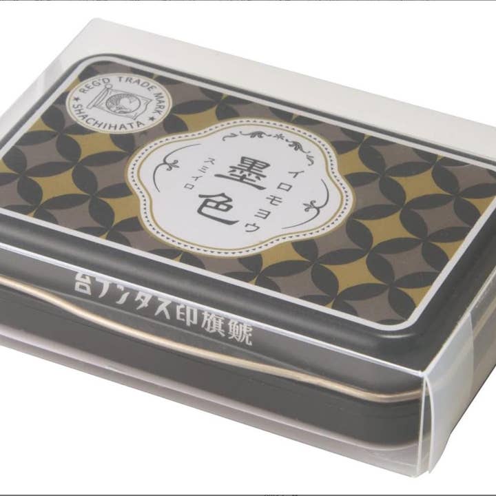 「FUNJI」In Japan - Wholesale Rubber/Decorative Stamp - Shachihata Iro-Moyou Retro Ink Stamp Set Limited Edition2