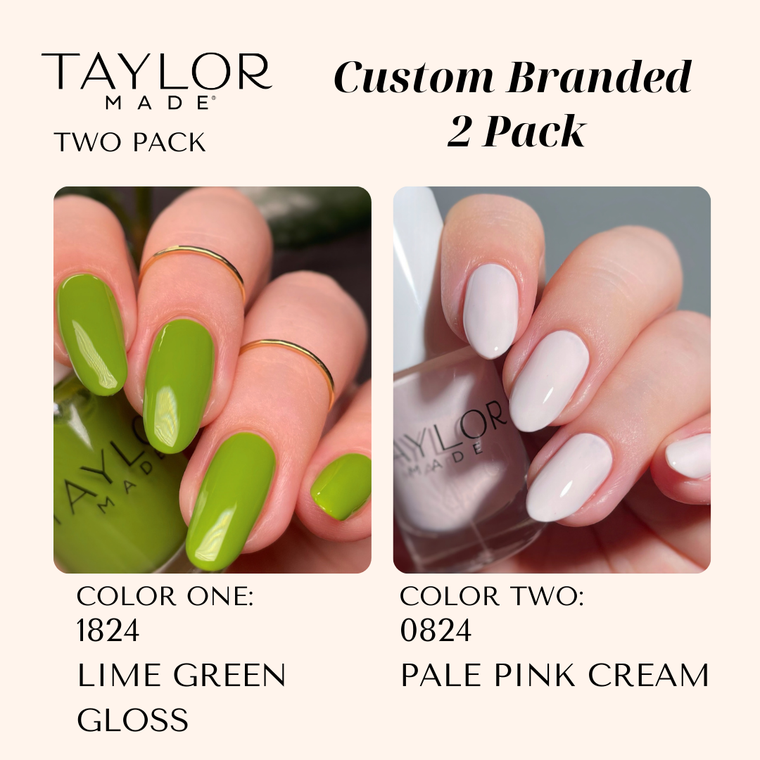 Taylor Made Polish – wholesale Nail polish – Custom Nail Polish: 2 Pack Long-wearing + Vegan + Non-toxic196