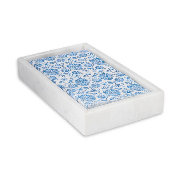 BeyBerk International - Wholesale Decorative Tray - Ezra Genuine Marble Guest Towel Tray7