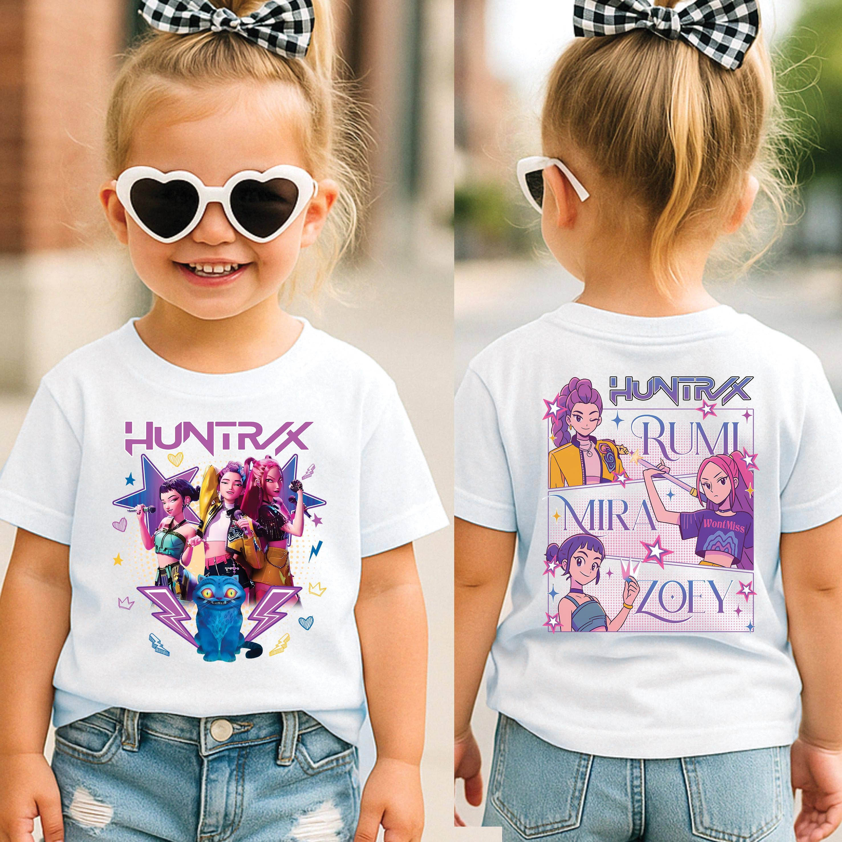 SONDO DESIGN LTD - Vente T-shirt sérigraphié – enfant - T-shirt Jeunesse Chasseur de Démons, Sweat-shirt Mira Rumi Joey1