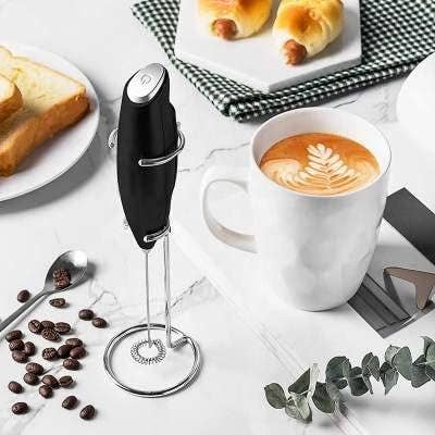 VIGOR - Wholesale Kitchen Tool/Gadget - Portable Drink Mixer Stainless Steel Drink Mixer with Frother Stand0