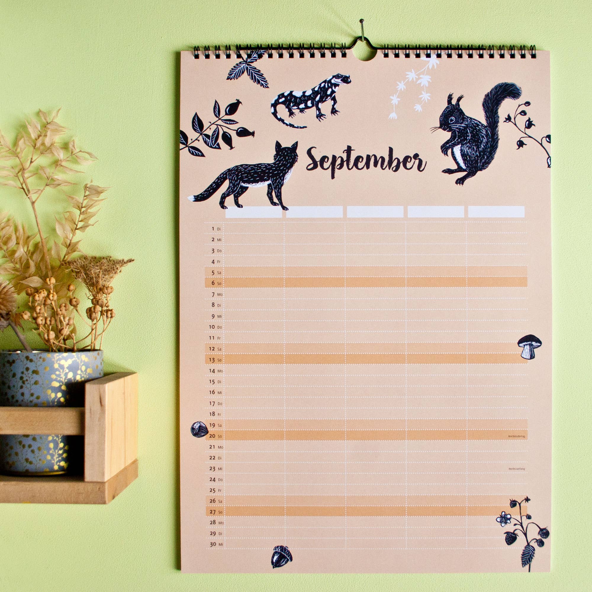 Katja Rub – Engroshandel Kalender – Årsplanlægger 2026 for dyreelskere – format A34