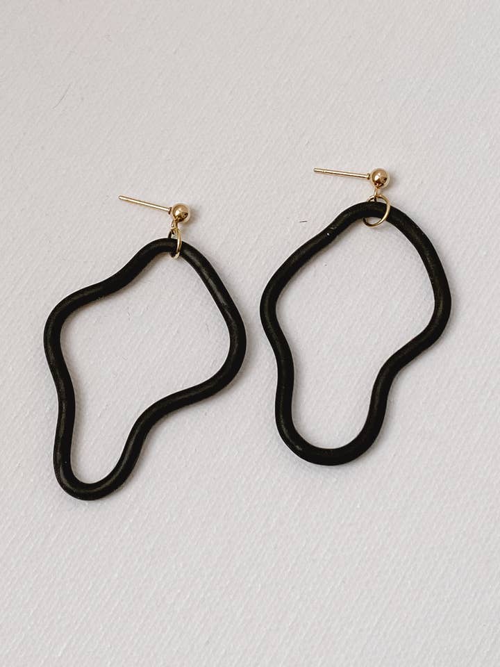 Pendientes Drop Squiggle para venta al por mayor de Muni Muni