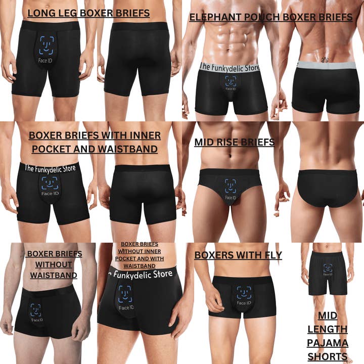 Men 'TURN ME ON' -Undertøj, Boxershorts, Trusser, Shorts, Mellemhøjt talje for engroshandel hos The Funkydelic Store