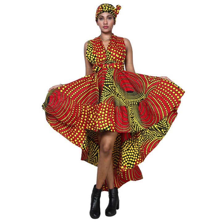 African Stars - Vente Robe – femme - Jupe/Robe Femme Style Multi-Port -- FI-313640