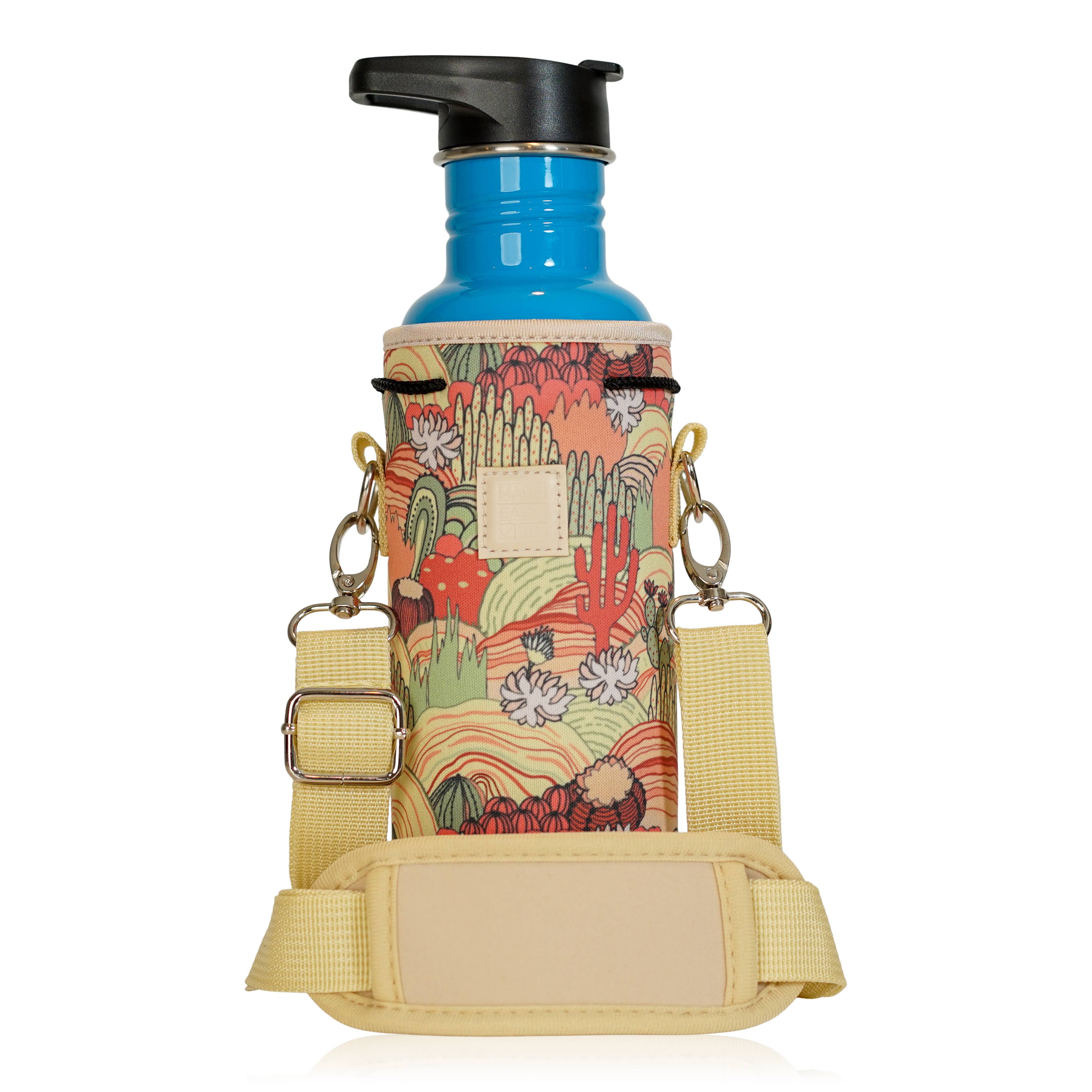 MADE EASY KIT - Wholesale Flessenrek/houder - Made Easy Kit neopreen waterfleshouder met verstelbare schouderband60