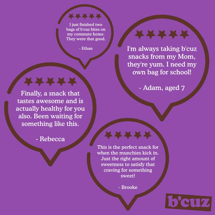 Bcuz Snacks - Wholesale Granola - S'more Granola Bites 1oz. 24 pack4