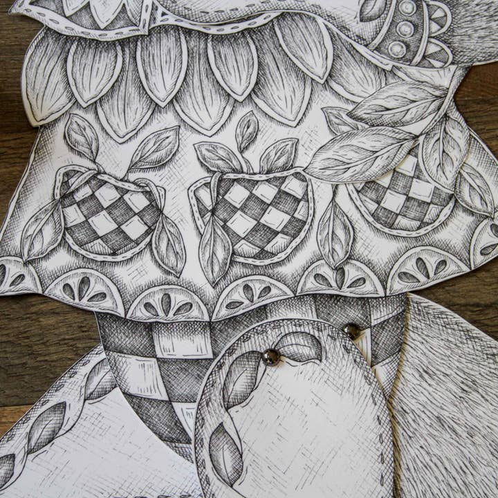 Mackenzie Myrick Studio - Wholesale Wall Accent - The Gardener | Articulated Fox Decoration2