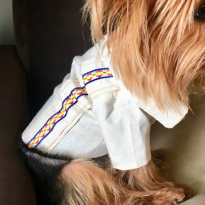 Gueyita Mexicana - Vente Chemise – chien - Chemises pour chien mexicaines/Guayabera mexicain pour chien0