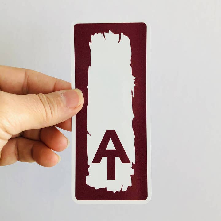 pegatina de vinilo de señalización del sendero de los Apalaches para venta al por mayor de Anthem Sticker Company