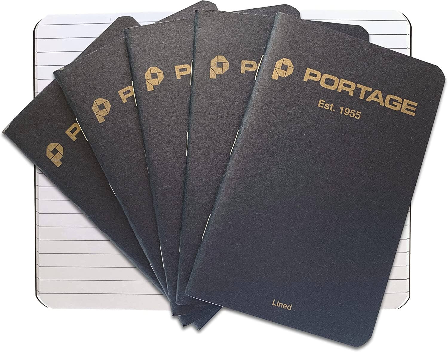 Portage Notebooks – Caderno por atacado – Bloco de notas para campo | 3,5" x 5,5" | 64 Páginas (pacote de 6)5