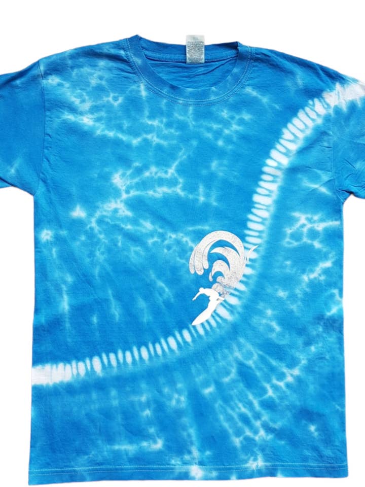 Wave Rider Batik-T-Shirt - Strandige Surferbekleidung für den Großhandel von VeEco Gifts