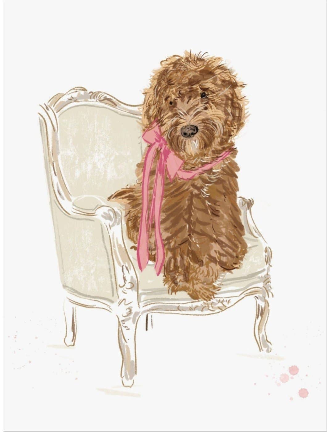 Rebecca Illustrated - Vente Affiche d'art - SIT PRETTY DOODLE PINK - Impression d'art0