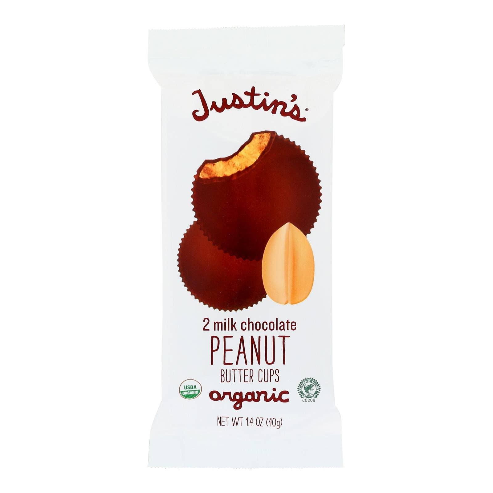 Everyday Supply Co - Wholesale Chocolate Covered Sweets - Justin's Organic Milk Chocolate Peanut Butter Cups, 12-Pack0