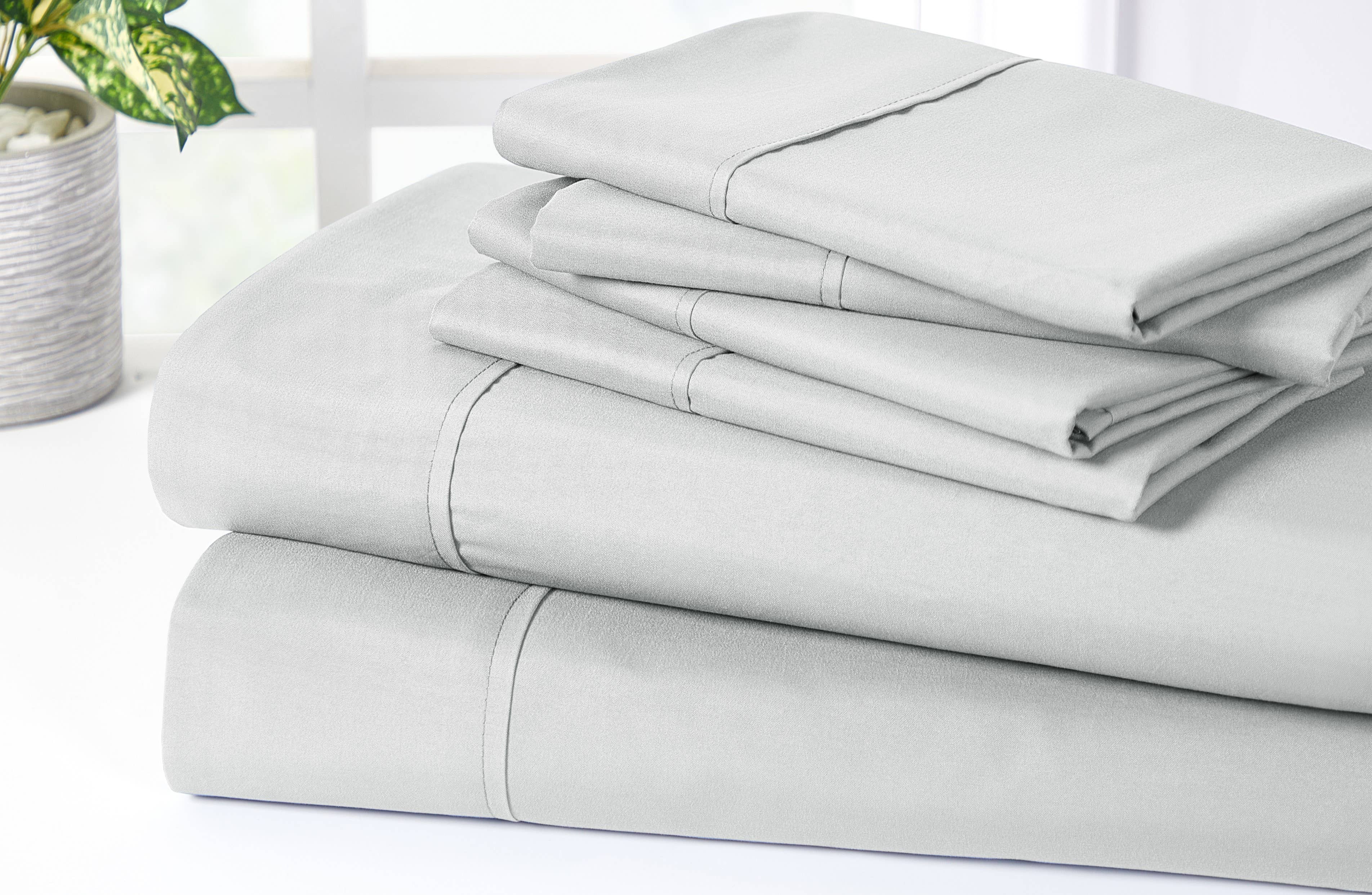 Bed Bath Fashions - Wholesale Sheet Set - Bibb Home 2000 Count 6-Piece Bamboo Sheet Set with Suregrip29
